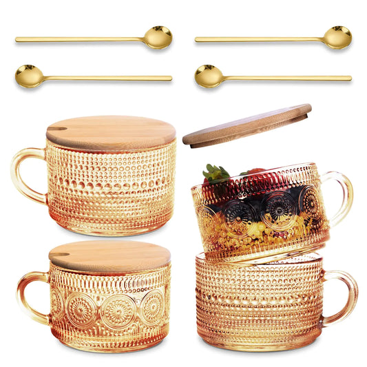 Ollieroo 14oz Cup/Containers, Lids and Spoons
