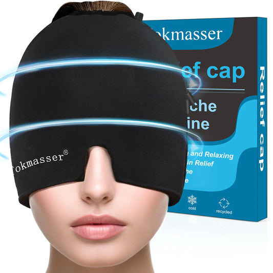 Relief Cap Gel Ice Head Wrap